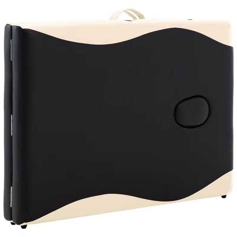 Table de massage pliante cadre bois - monochrome