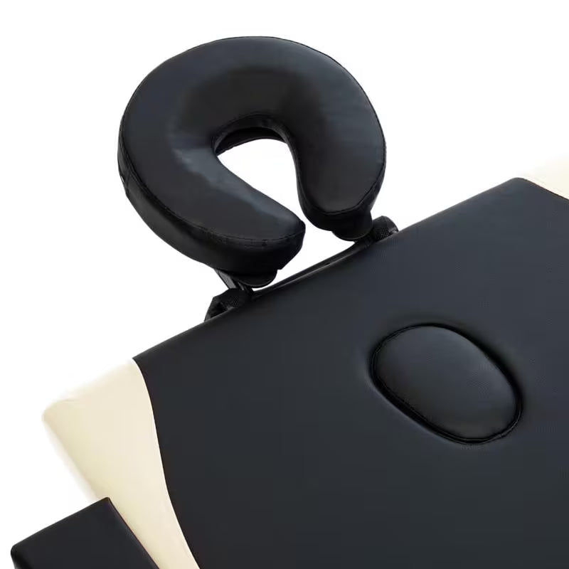 Table de massage pliante cadre bois - monochrome