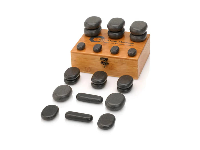 Coffret 22 pierres de basalte