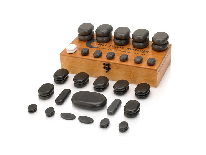 Coffret 45 pierres de basalte
