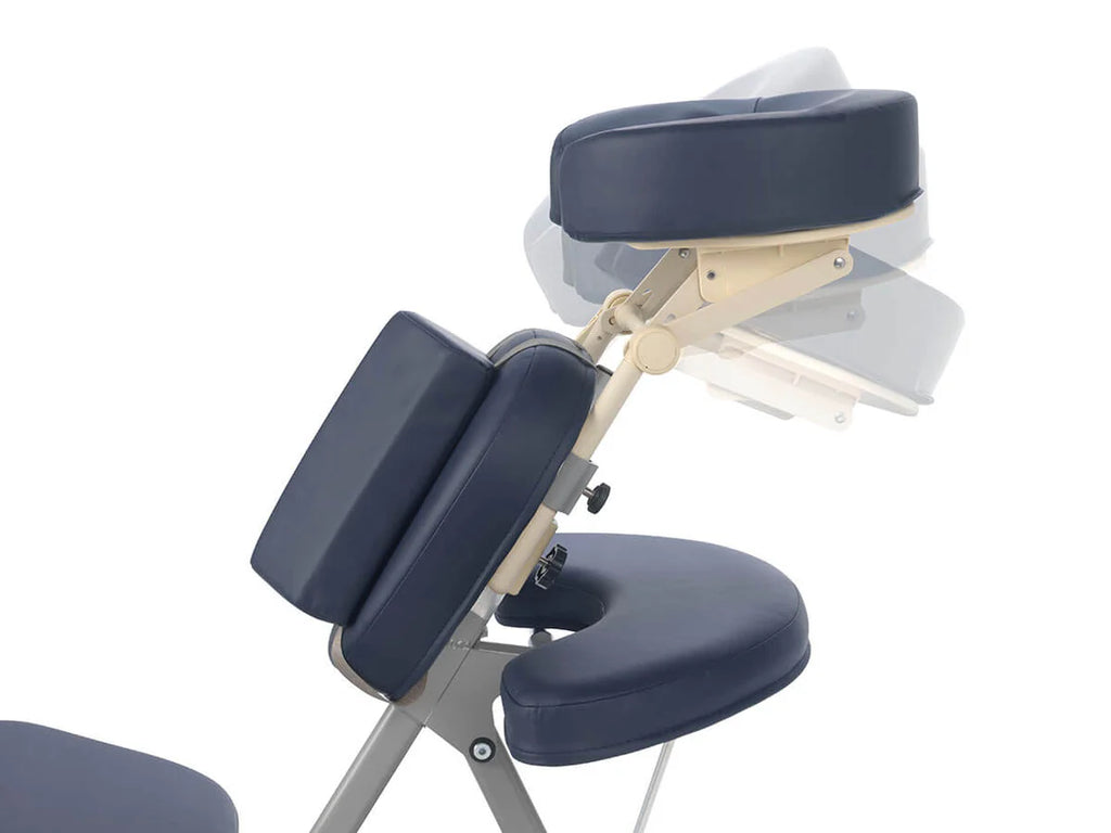 Chaise de massage pliante - bleu
