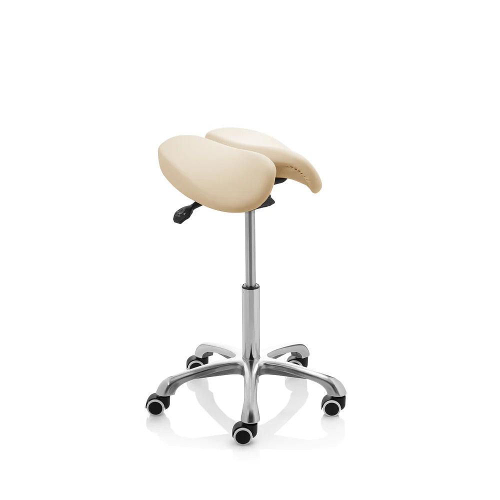 Tabouret 2 selles - beige