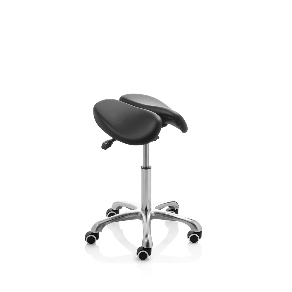 Tabouret 2 selles - noir