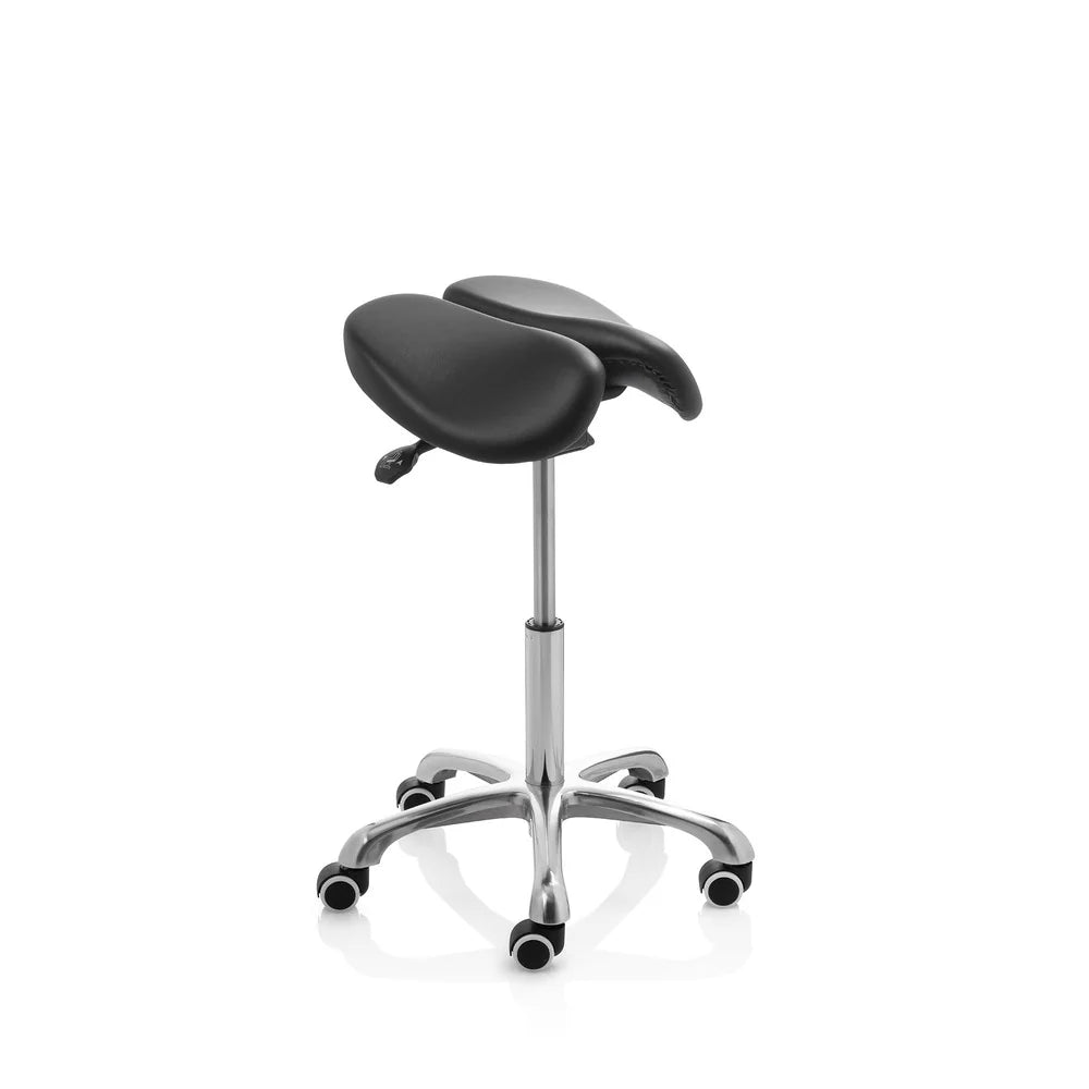 Tabouret 2 selles - noir