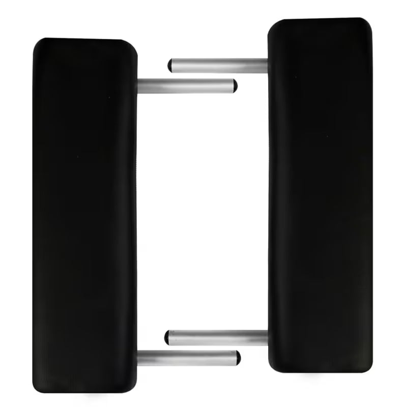 Table de massage pliante cadre aluminium - noir intense