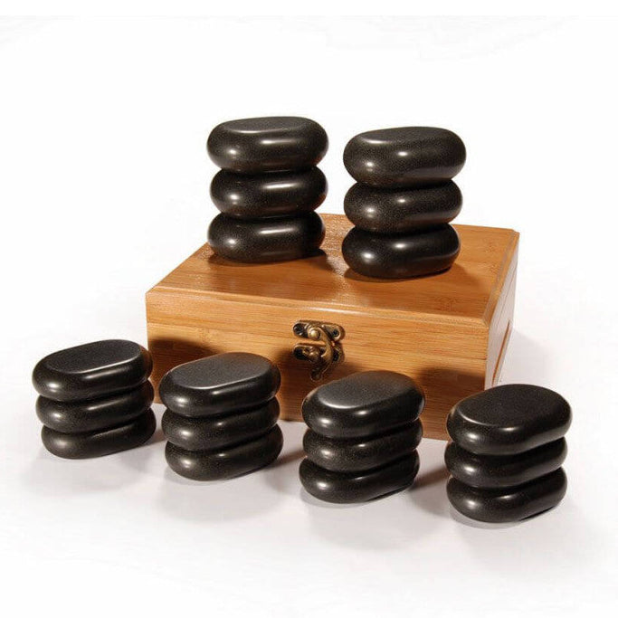 Coffret 18 pierres de basalte