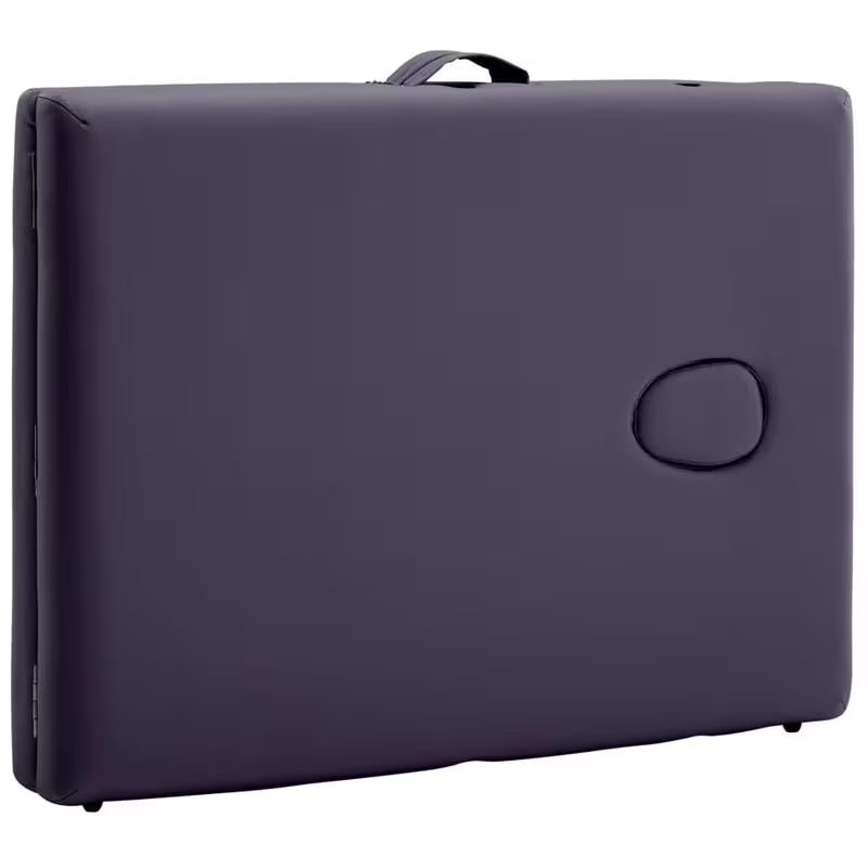 Table de massage pliante cadre aluminium - bleu nuit